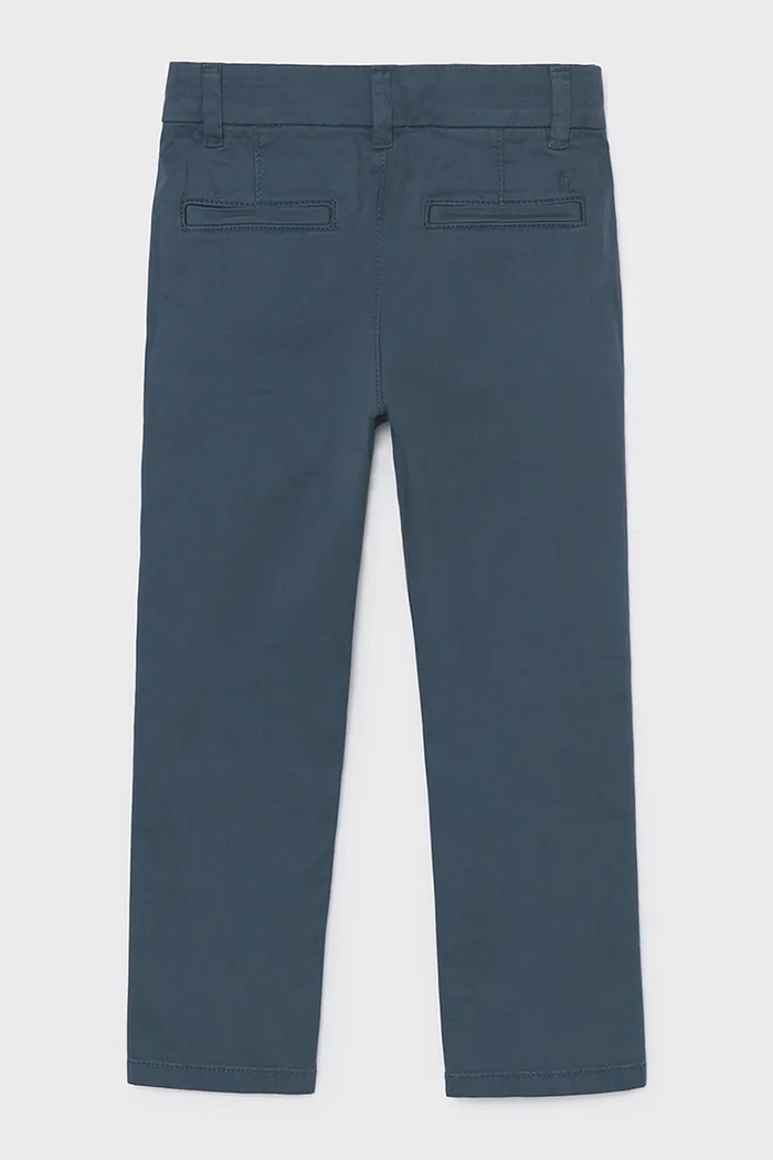 Mayoral Spodnie dziecięce bawełniane z elastanem 513.5H.Mini.9BY2 niebieski AW26