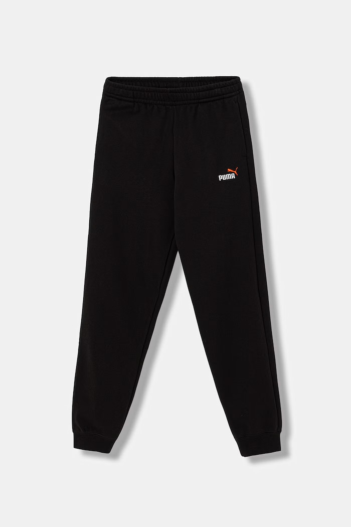Puma спортивні штани дитячі з бавовною ESS 2 COLOR No. 1 Logo Sweatpants чорний 685824.9BY2