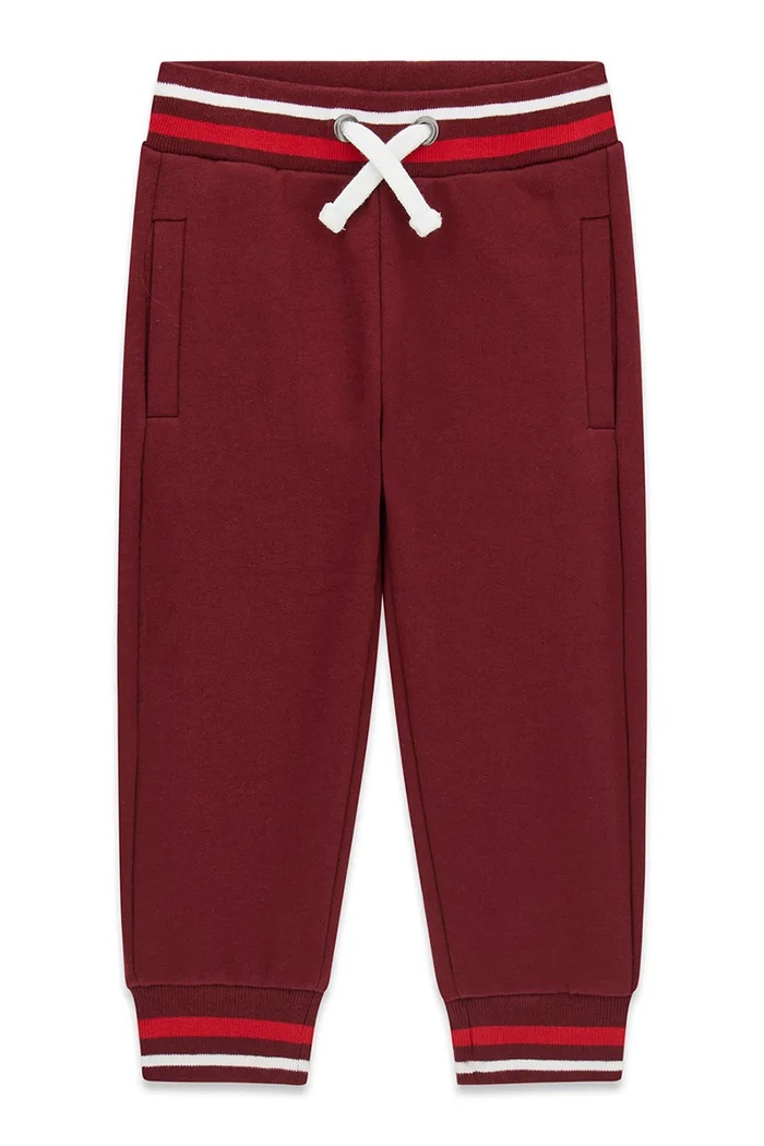Guess spodnie dresowe dziecięce z bawełną bordowy N6YB01.K4137.9BY2