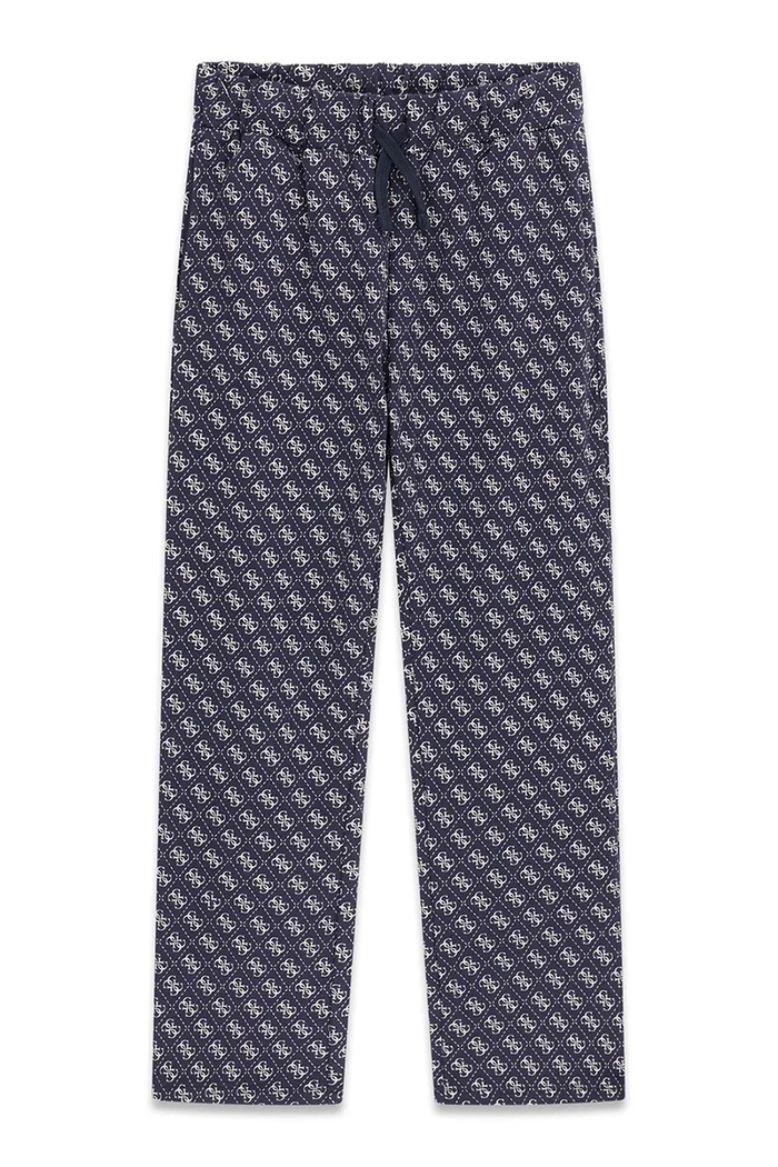 Guess spodnie dresowe dziecięce bawełniane granatowy L6YB07.K4094.9BY2