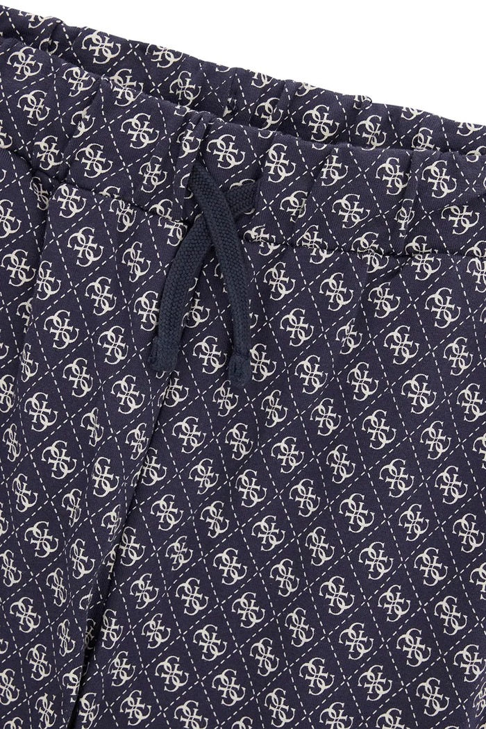 Chłopiec Guess spodnie dresowe dziecięce bawełniane L6YB07.K4094.9BY2 granatowy