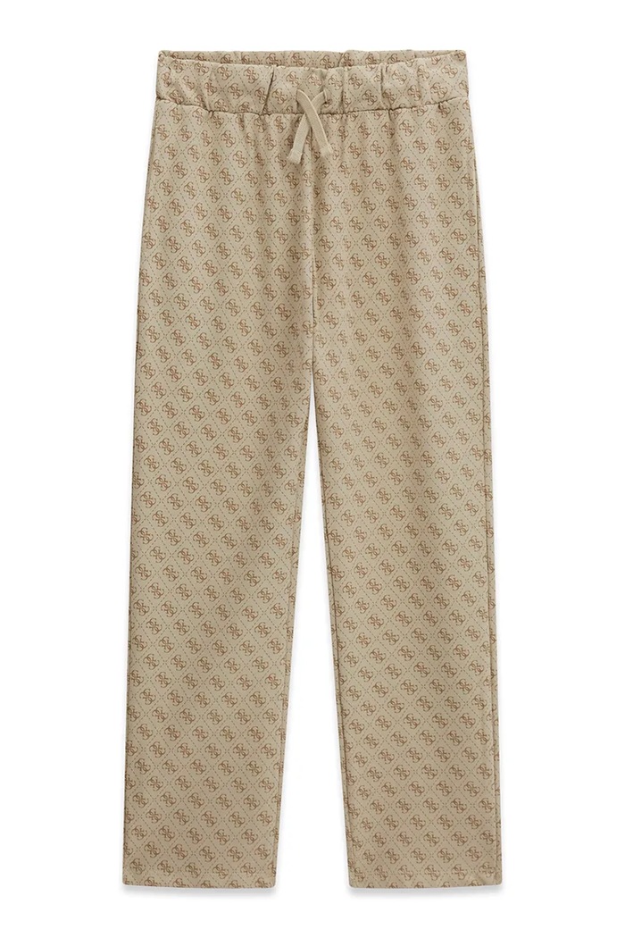 Guess spodnie dresowe dziecięce bawełniane beżowy L6YB07.K4094.9BY2