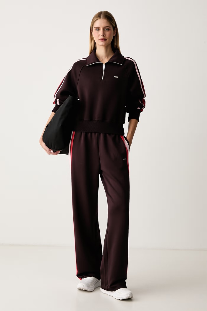 P.E Nation Spodnie treningowe damskie 263P160 brązowy AW26