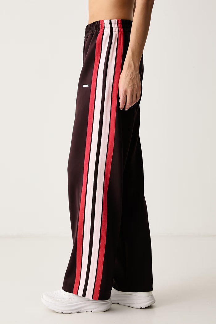 Spodnie treningowe damskie P.E Nation 263P160 brązowy