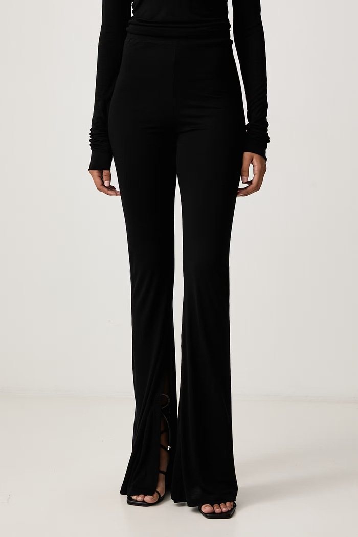 Rick Owens Lilies Spodnie damskie z wiskozy Carla czarny LI02F2339.RV