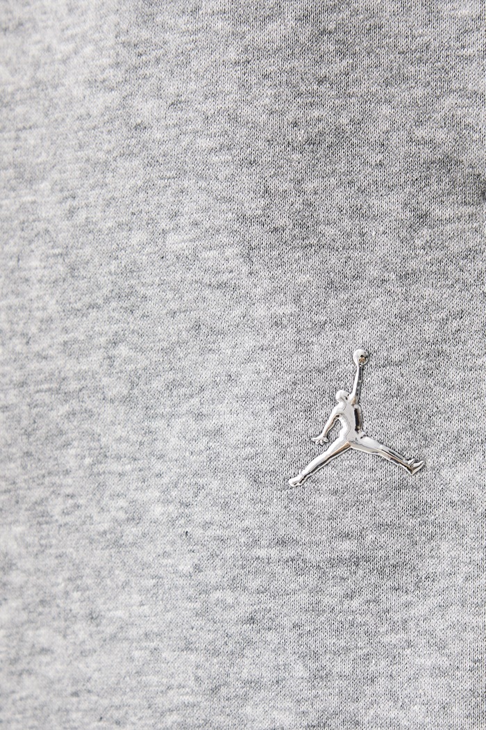 Spodnie dresowe damskie z bawełną Brooklyn Jordan szary IM7314.063