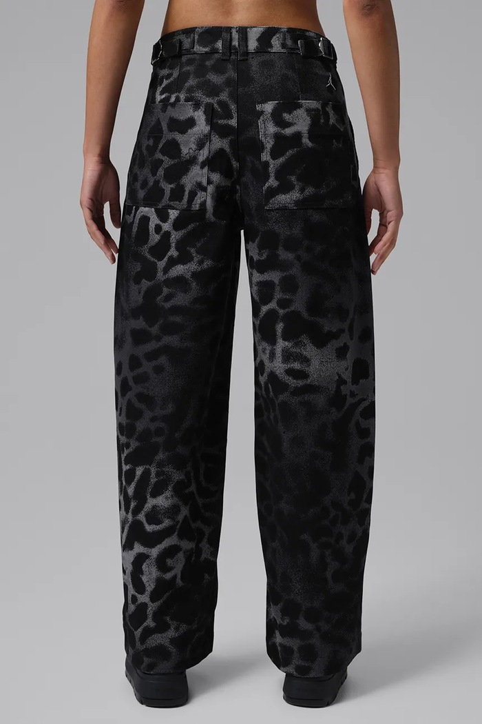 Jordan Spodnie baggy damskie bawełniane Flight 91 IQ4017.010 czarny AW26