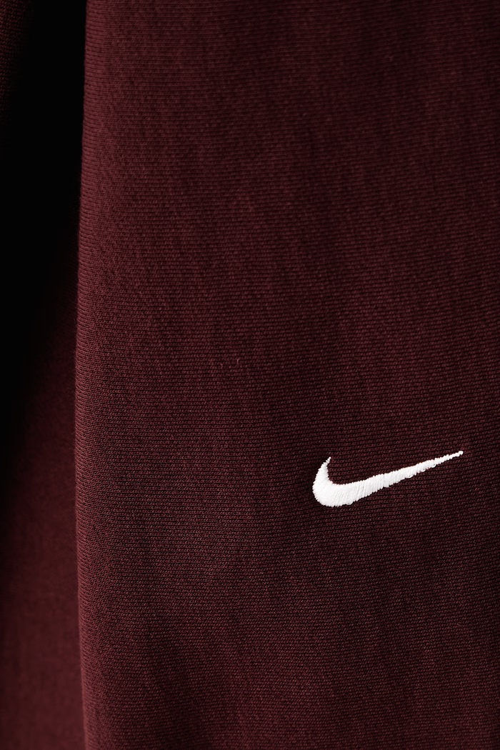 Spodnie dresowe damskie z bawełną Studio Fleece Nike Sportswear IM8092.658 brązowy