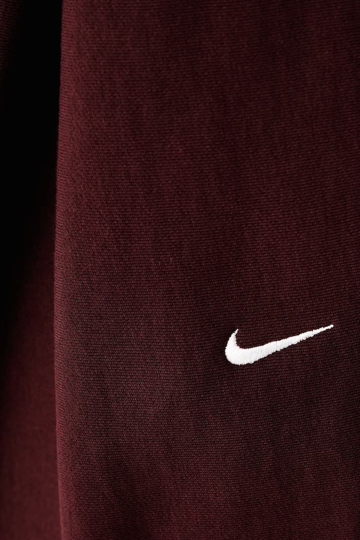 Spodnie dresowe damskie z bawełną Studio Fleece Nike Sportswear IM8092.658 brązowy