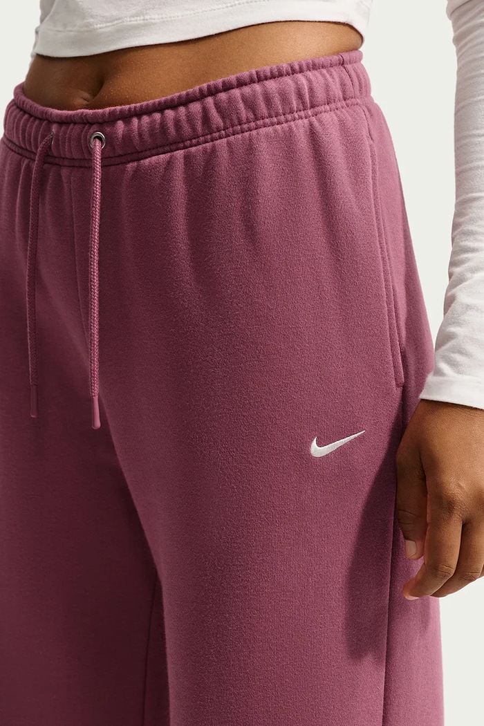Spodnie dresowe damskie z bawełną Studio Fleece Nike Sportswear IX7048.654 różowy