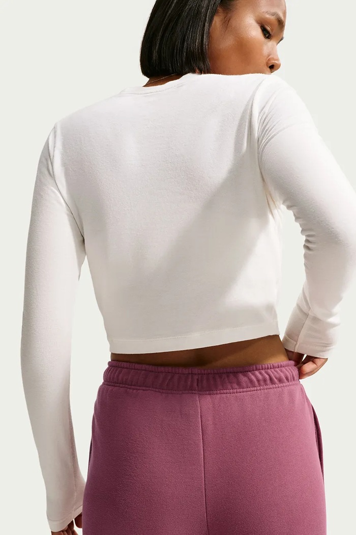 Spodnie dresowe damskie z bawełną Studio Fleece Nike Sportswear różowy IX7048.654