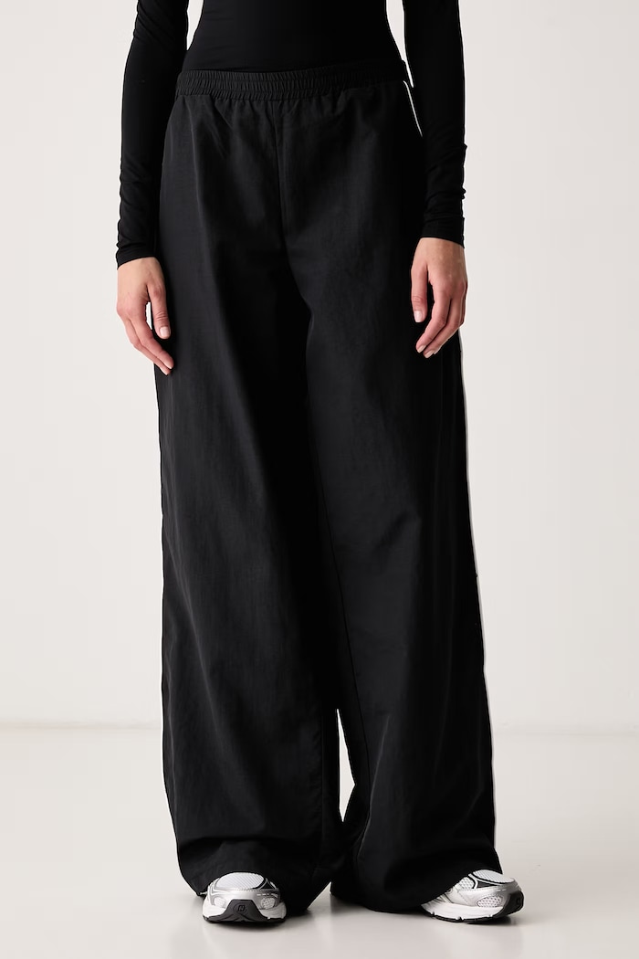 Le Privé Spodnie damskie VARSITY TROUSERS czarny LP00898