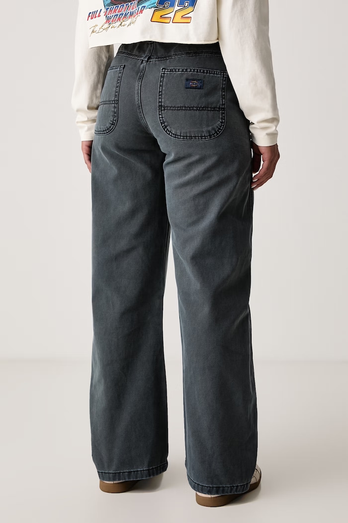 Odzież Dickies Jeansy damskie DK0A8DN4L951 szary