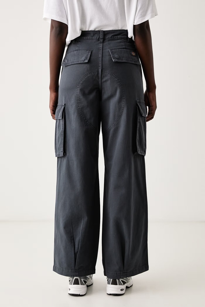 Odzież Dickies Spodnie cargo damskie bawełniane DK0A8C2J0CH1 szary