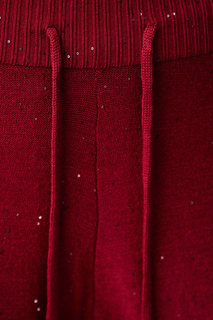 Spodnie straight damskie Joseph Ribkoff 244922F25 bordowy