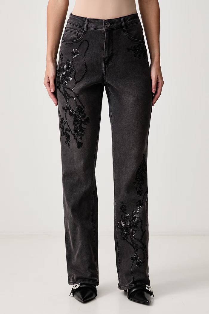 Joseph Ribkoff Jeansy damskie szary 264926