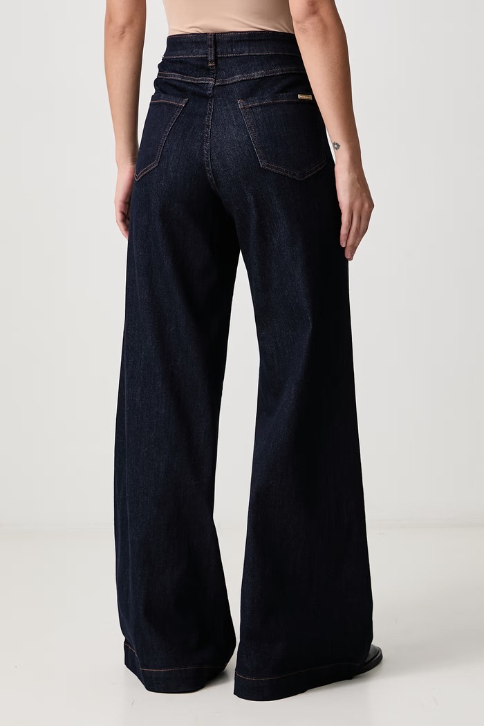 Odzież Joseph Ribkoff Jeansy bootcut damskie 264902. niebieski