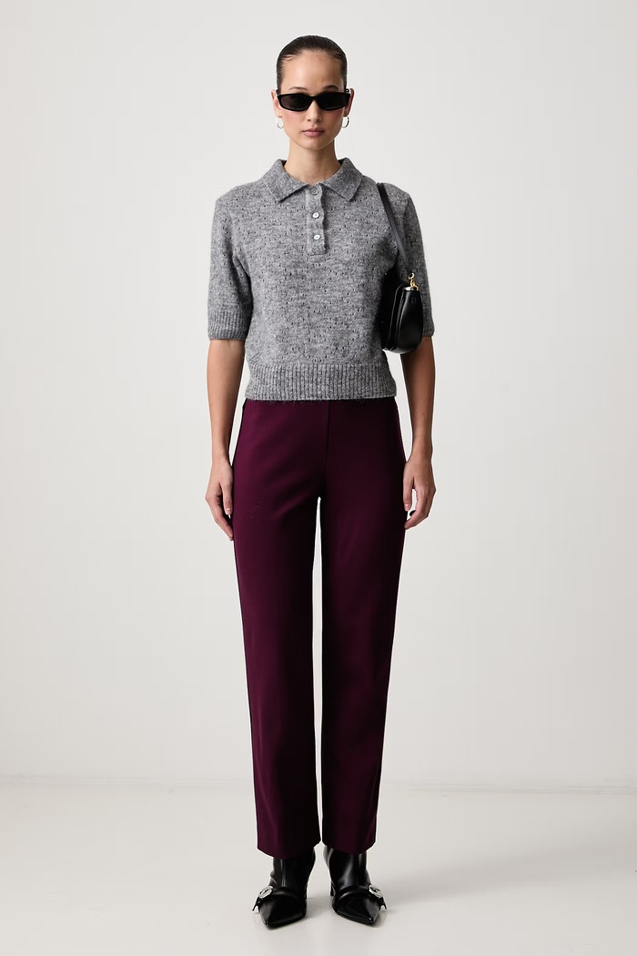 Joseph Ribkoff Spodnie damskie z wiskozą 243049W26 fioletowy AW26