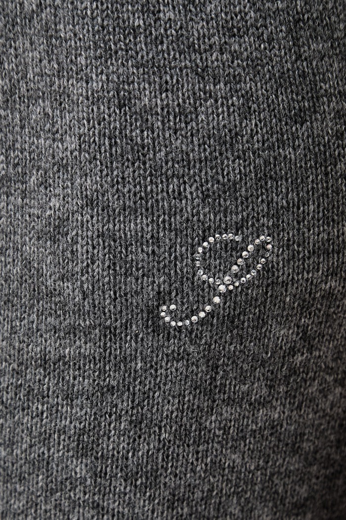 S Logo spodnie dresowe z kaszmirem damskie Sporty & Rich szary PA02782327GY34