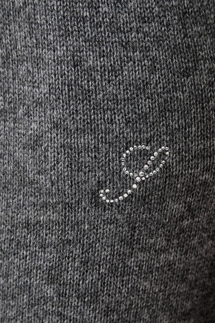 S Logo spodnie dresowe z kaszmirem damskie Sporty & Rich szary PA02782327GY34