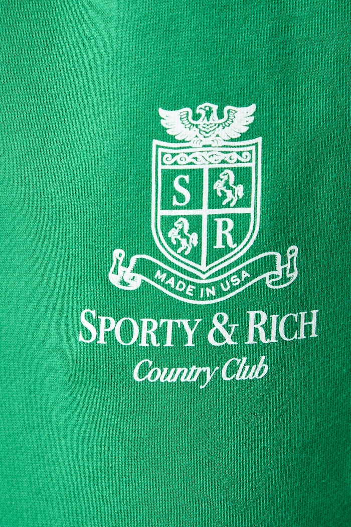 SRCC spodnie dresowe bawełniane damskie Sporty & Rich zielony PA08883272GR19