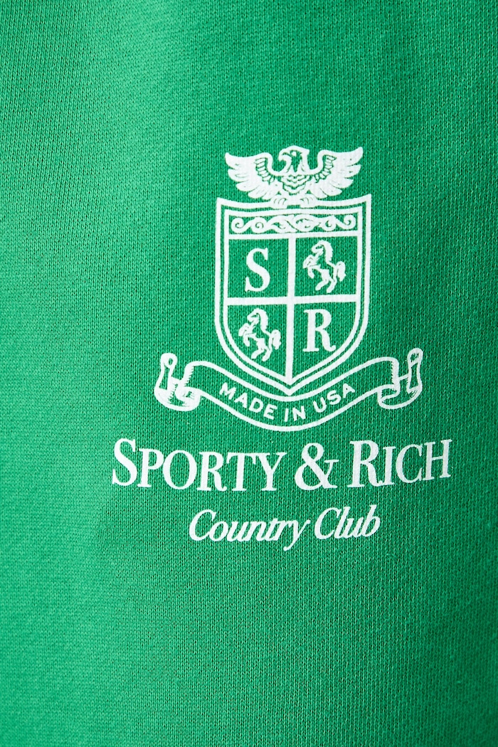 SRCC spodnie dresowe bawełniane damskie Sporty & Rich zielony PA08883272GR19