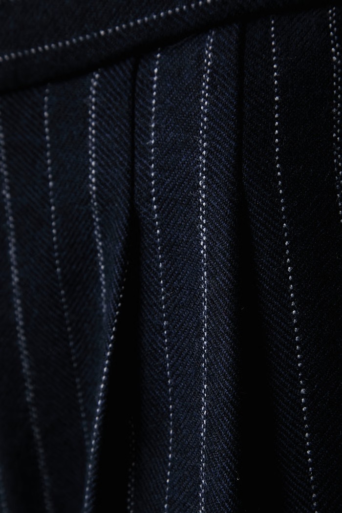 Spodnie garniturowe damskie z wełną Lawrence rag & bone RADU26F7MTA granatowy