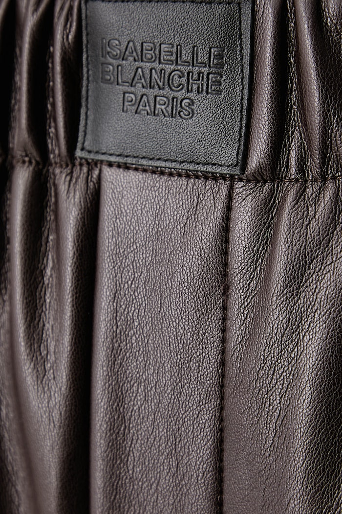 Pantaloni da donna in similpelle Isabelle Blanche IS26FW.P016.T005 marrone