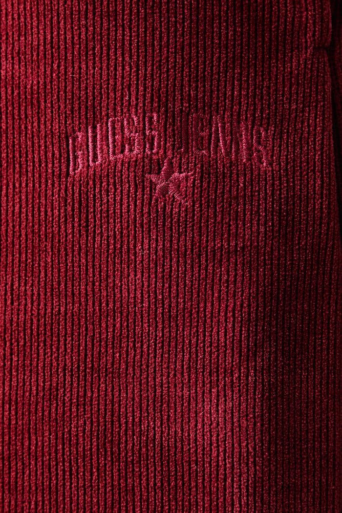 Teplákové nohavice dámske Guess Jeans W6BB05.K5559 burgundské