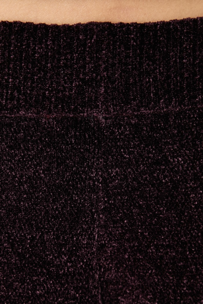 Teplákové nohavice dámske JAMA KNIT OG STRAIGHT Juicy Couture JCWEB006 burgundské