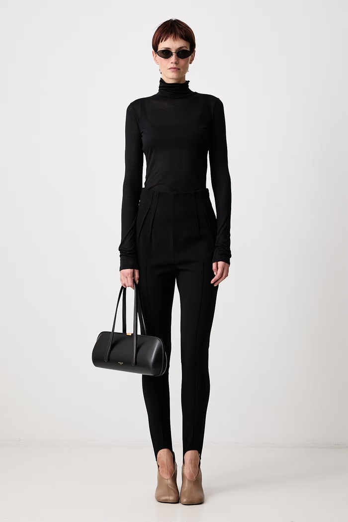 MUGLER Штани з вовною жіночі COM1PA05331035 чорний AW26