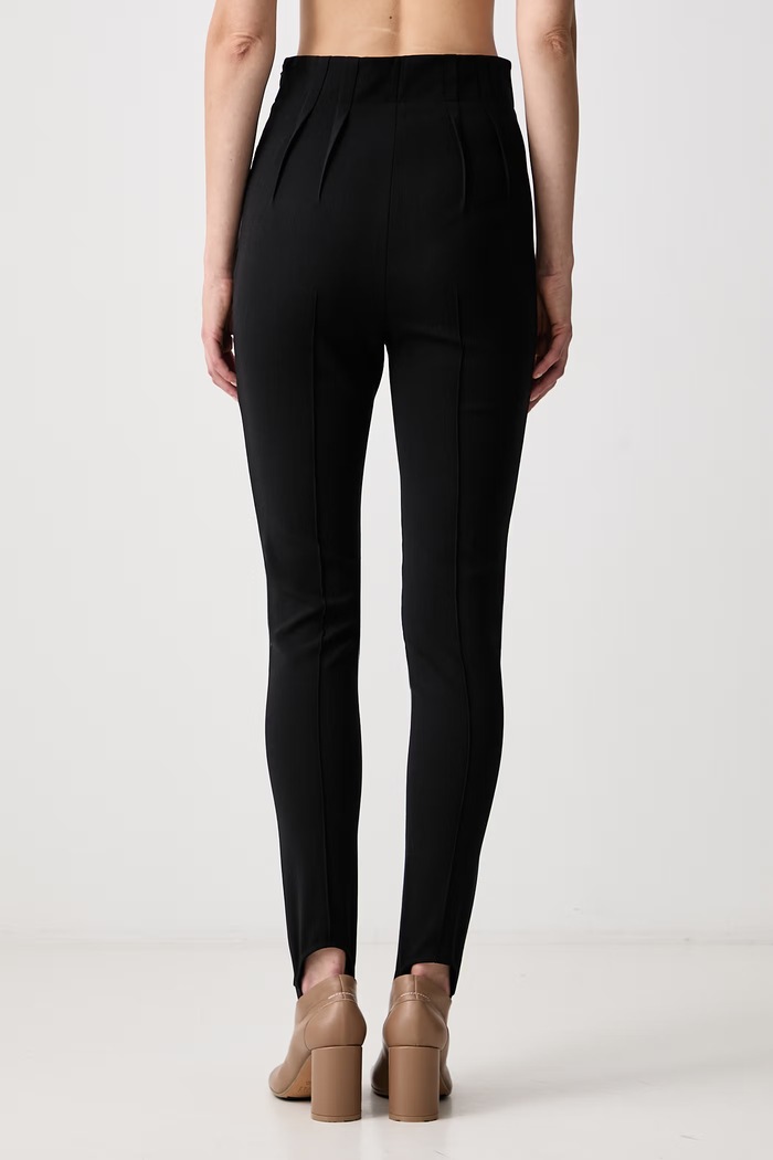 Одяг MUGLER Штани з вовною жіночі COM1PA05331035 чорний