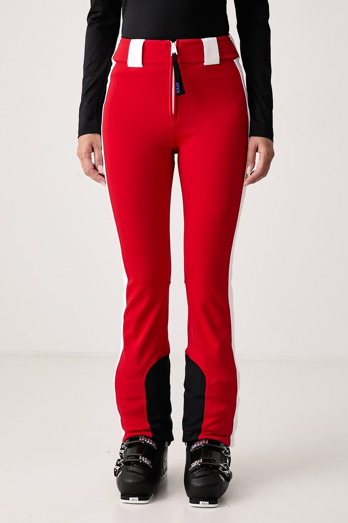 Rossignol Spodnie narciarskie damskie JCC czerwony RLPWP10