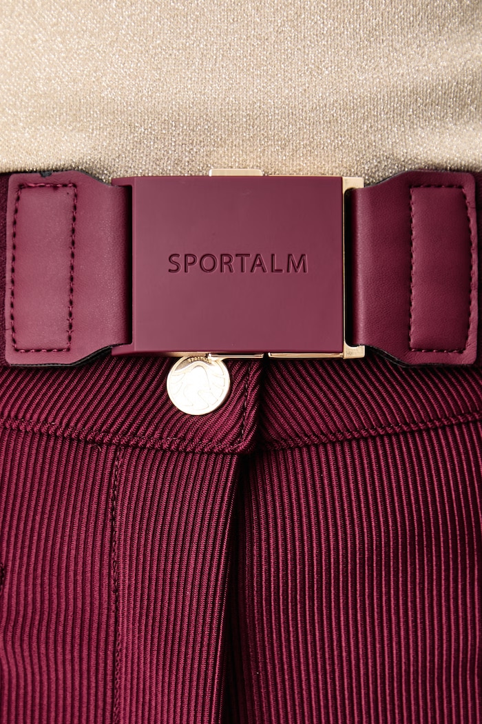 Spodnie narciarskie damskie Fes Sportalm 750093 bordowy