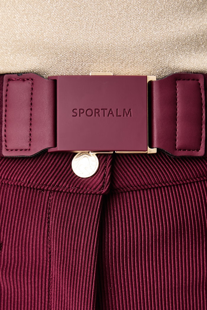 Spodnie narciarskie damskie Fes Sportalm 750093 bordowy