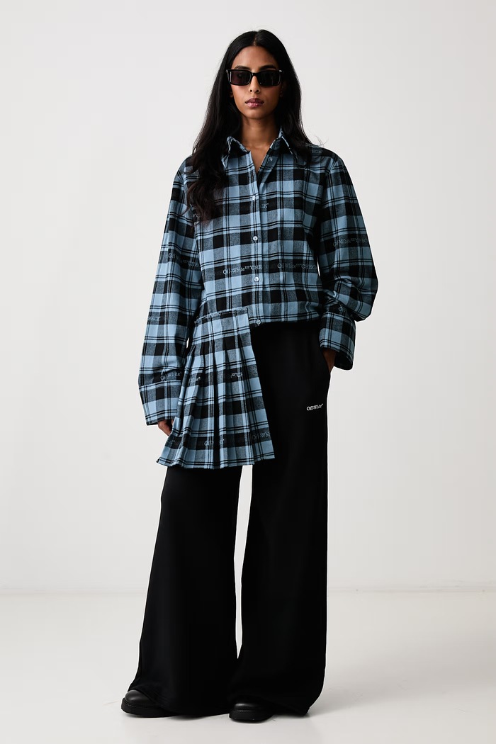 Off-White Bookish Reg спортен панталон от памук дамски 2FH00338B черен AW26