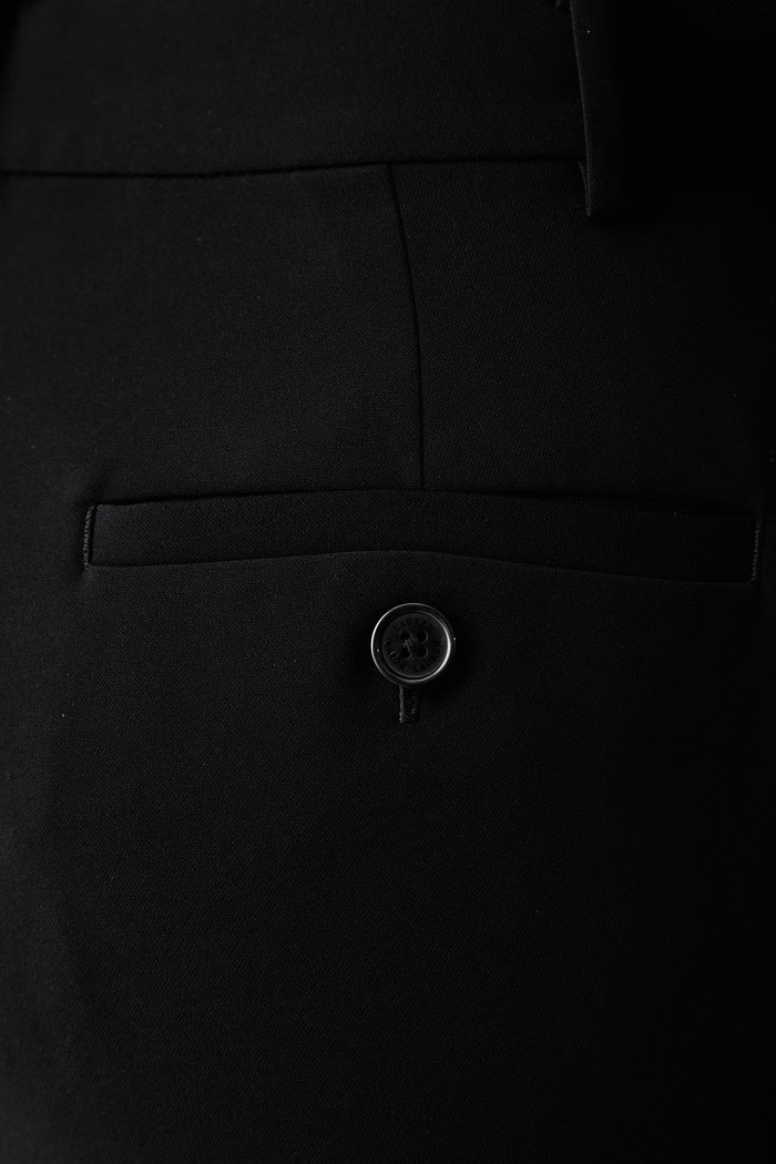 Pantaloni straight pentru femei Lauren Ralph Lauren 200B36388 negru