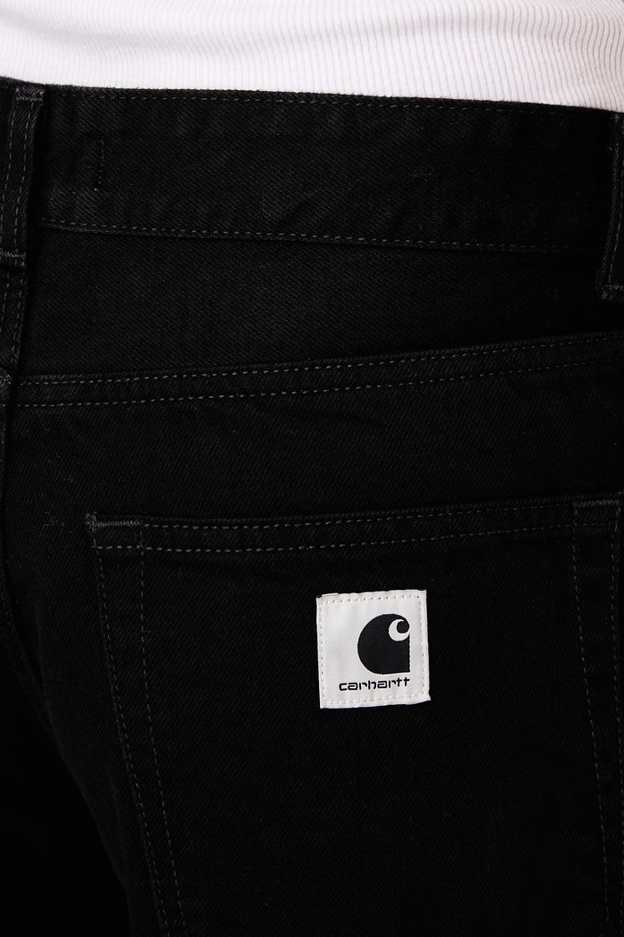 Lavine Pant jeansy straight damskie Carhartt WIP czarny I037530