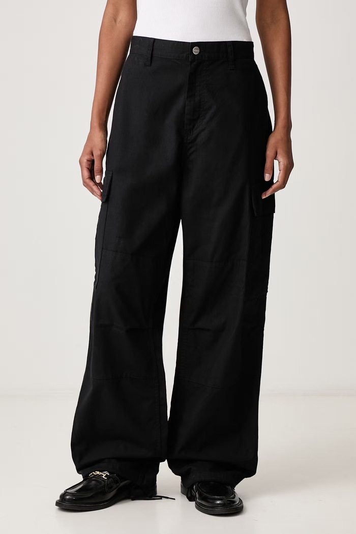 Carhartt WIP Brandon Cargo Pant spodnie cargo bawełniane męskie czarny I037582