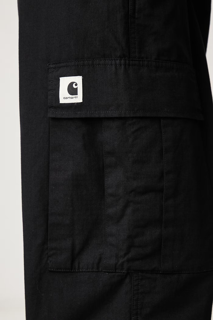 Brandon Cargo Pant spodnie cargo bawełniane męskie Carhartt WIP czarny I037582
