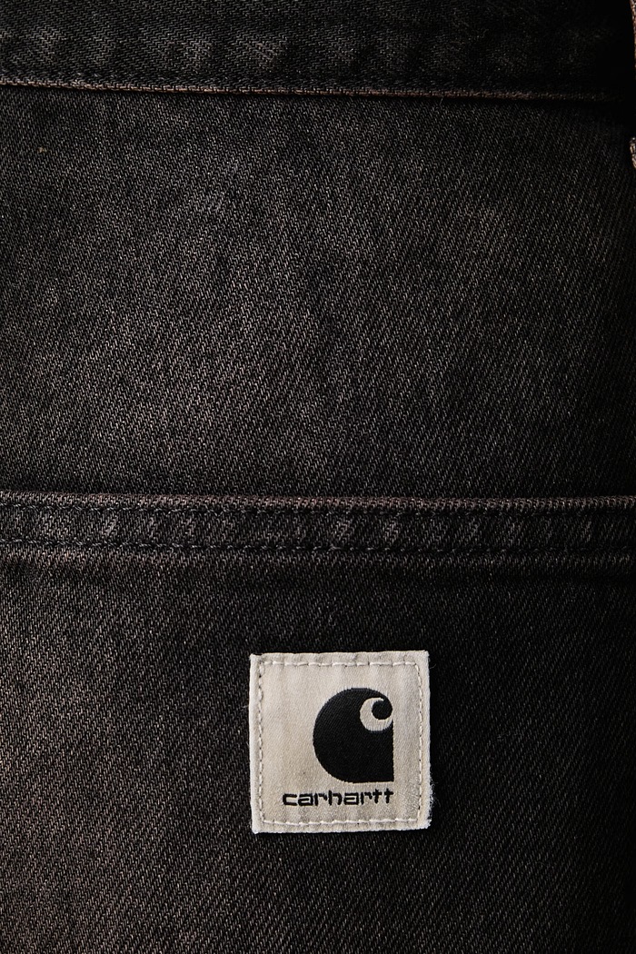 Brandon Double Knee Pant jeansy loose damskie Carhartt WIP czarny I034635