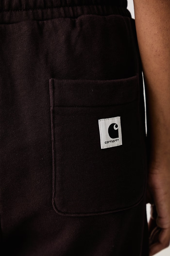 Cassie Sweat Pant spodnie dresowe bawełniane damskie Carhartt WIP brązowy I037149