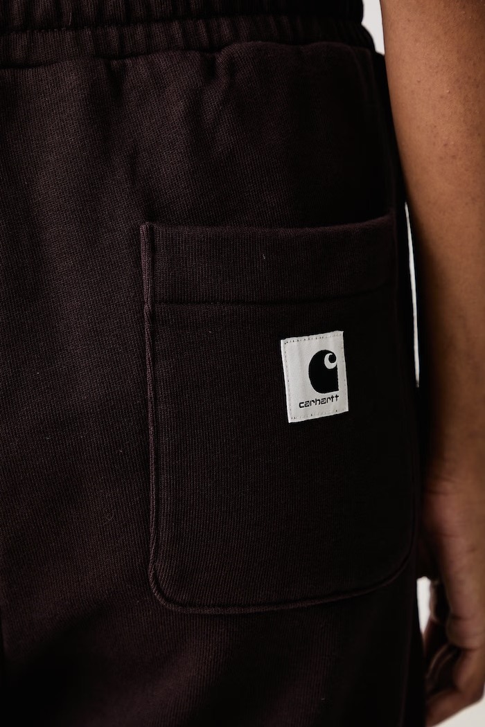 Cassie Sweat Pant spodnie dresowe bawełniane damskie Carhartt WIP brązowy I037149