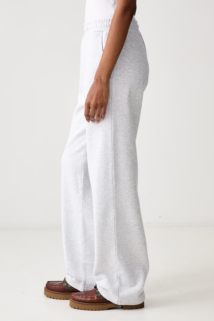 Cassie Sweat Pant spodnie dresowe bawełniane damskie Carhartt WIP I037149 szary