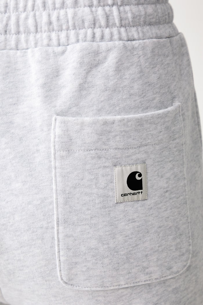 Cassie Sweat Pant spodnie dresowe bawełniane damskie Carhartt WIP szary I037149