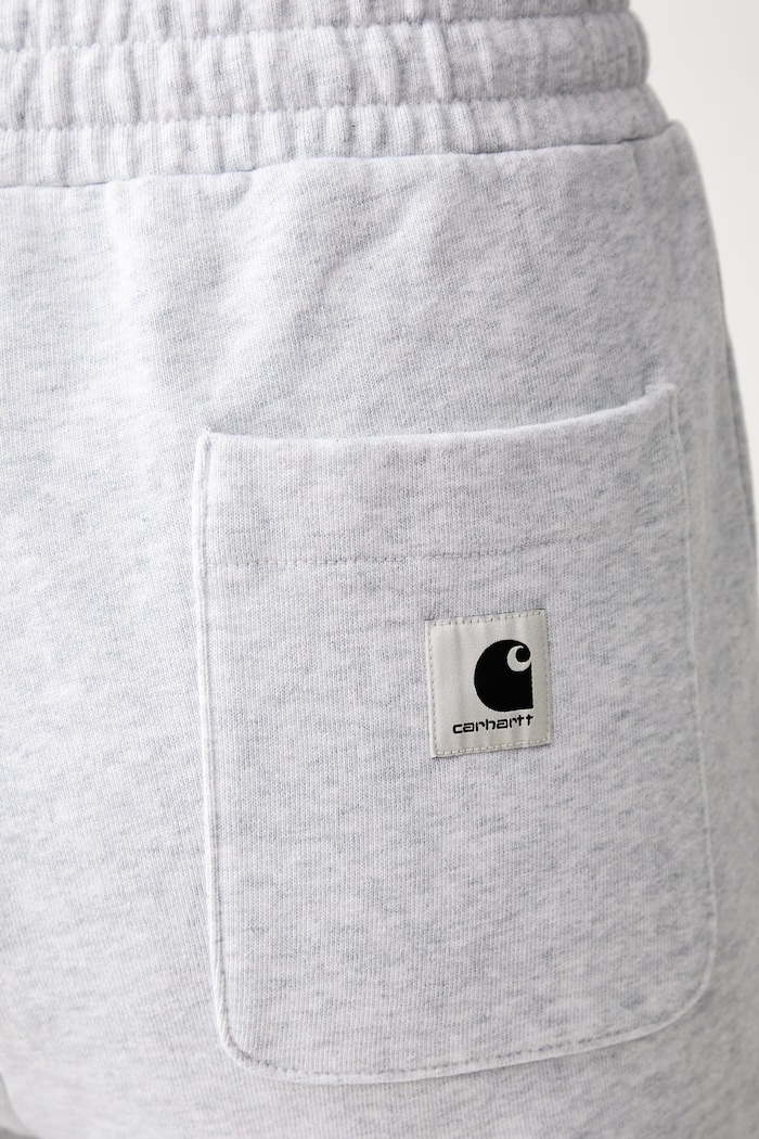 Cassie Sweat Pant spodnie dresowe bawełniane damskie Carhartt WIP szary I037149