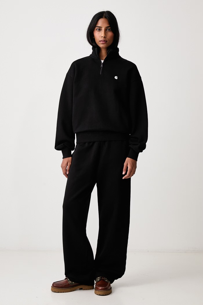 Carhartt WIP Cassie Sweat Pant spodnie dresowe bawełniane damskie I037149 czarny AW26
