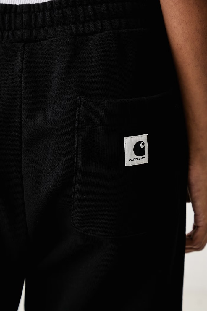Cassie Sweat Pant spodnie dresowe bawełniane damskie Carhartt WIP czarny I037149