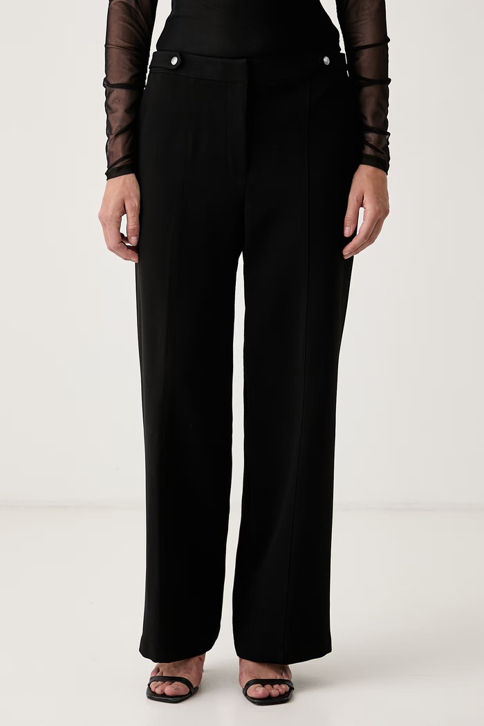 DKNY Spodnie damskie czarny UG6P2704