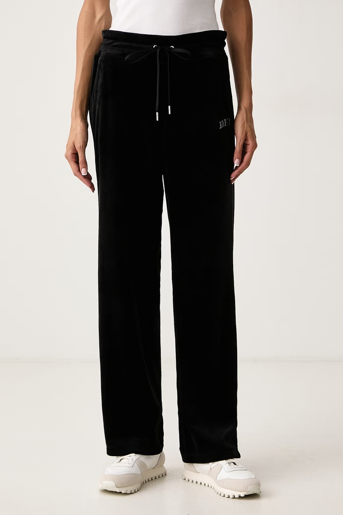 DKNY Spodnie dresowe damskie czarny DP6P3992